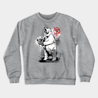 No internet connection - Angry bear Crewneck Sweatshirt